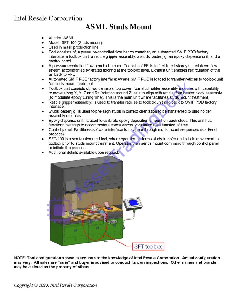 ASML SFT-100